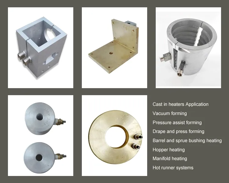 Casted heater Model C view 2